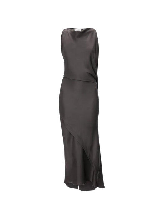 Kyra Asymmetric Midi Dress 1326WDR007612A 9889 VICTORIA BECKHAM 