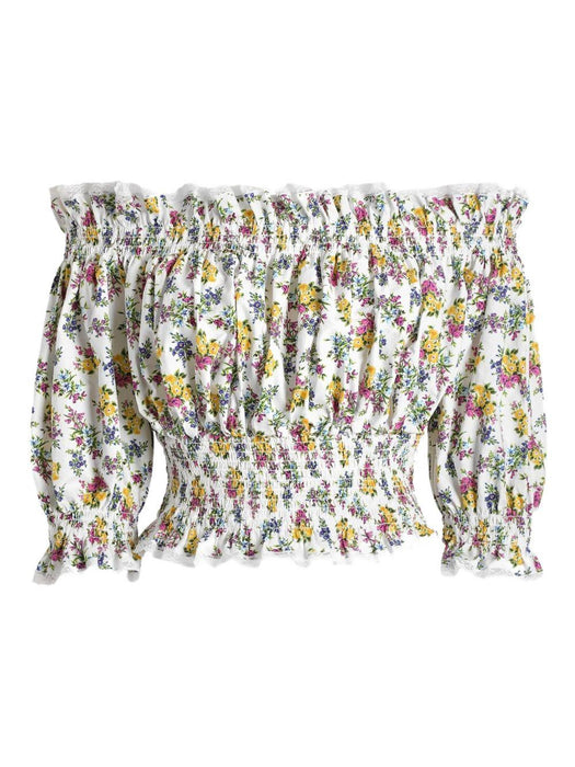 floral-print off-shoulder top F7BG4T HS5T9HA5XL DOLCE & GABBANA 