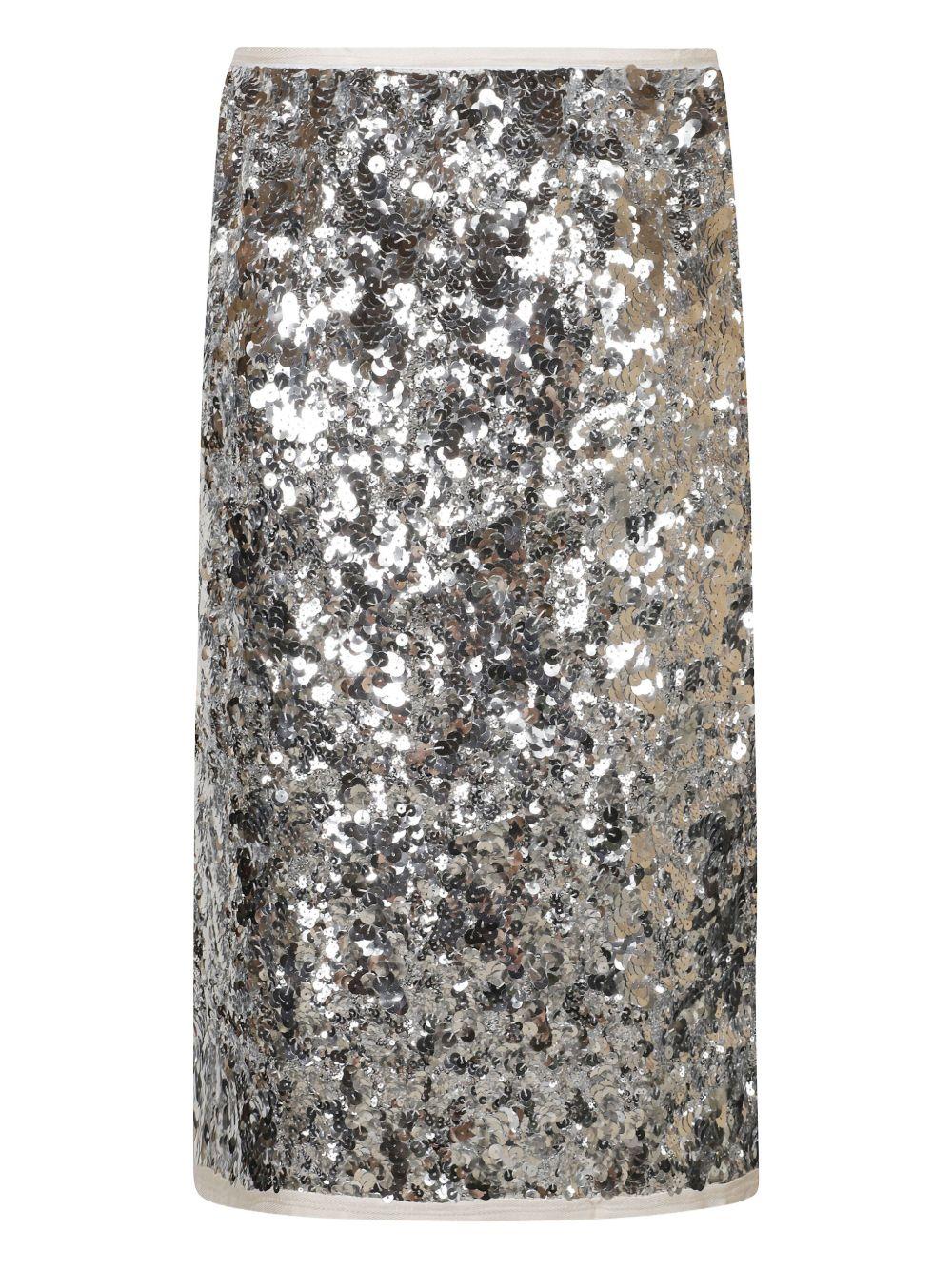 sequin-embellished wrap skirt P120ZR S OOO 176AF0118 PRADA 