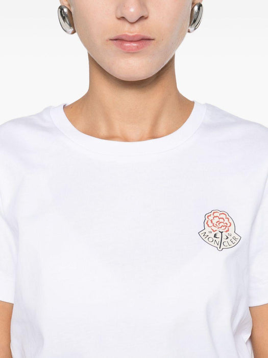 logo-detail crew-neck T-shirt K20938C00023 89AJS00A MONCLER 