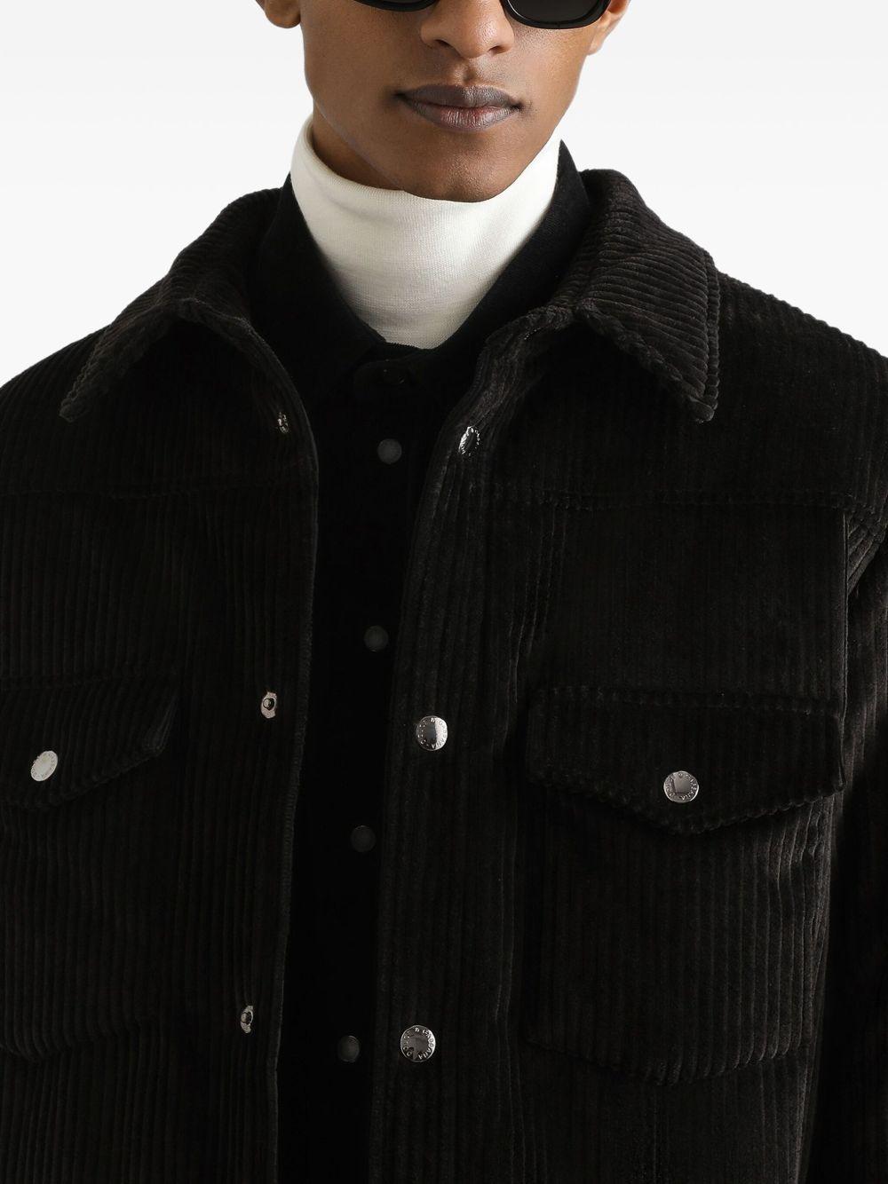 corduroy flap-pocket jacket G9BRET FUVFEN0000 DOLCE & GABBANA 