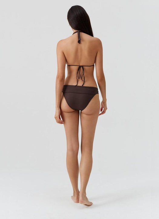 Grenada Brown Bikini Bottom GRENADA BTM BRWN MELISSA ODABASH 