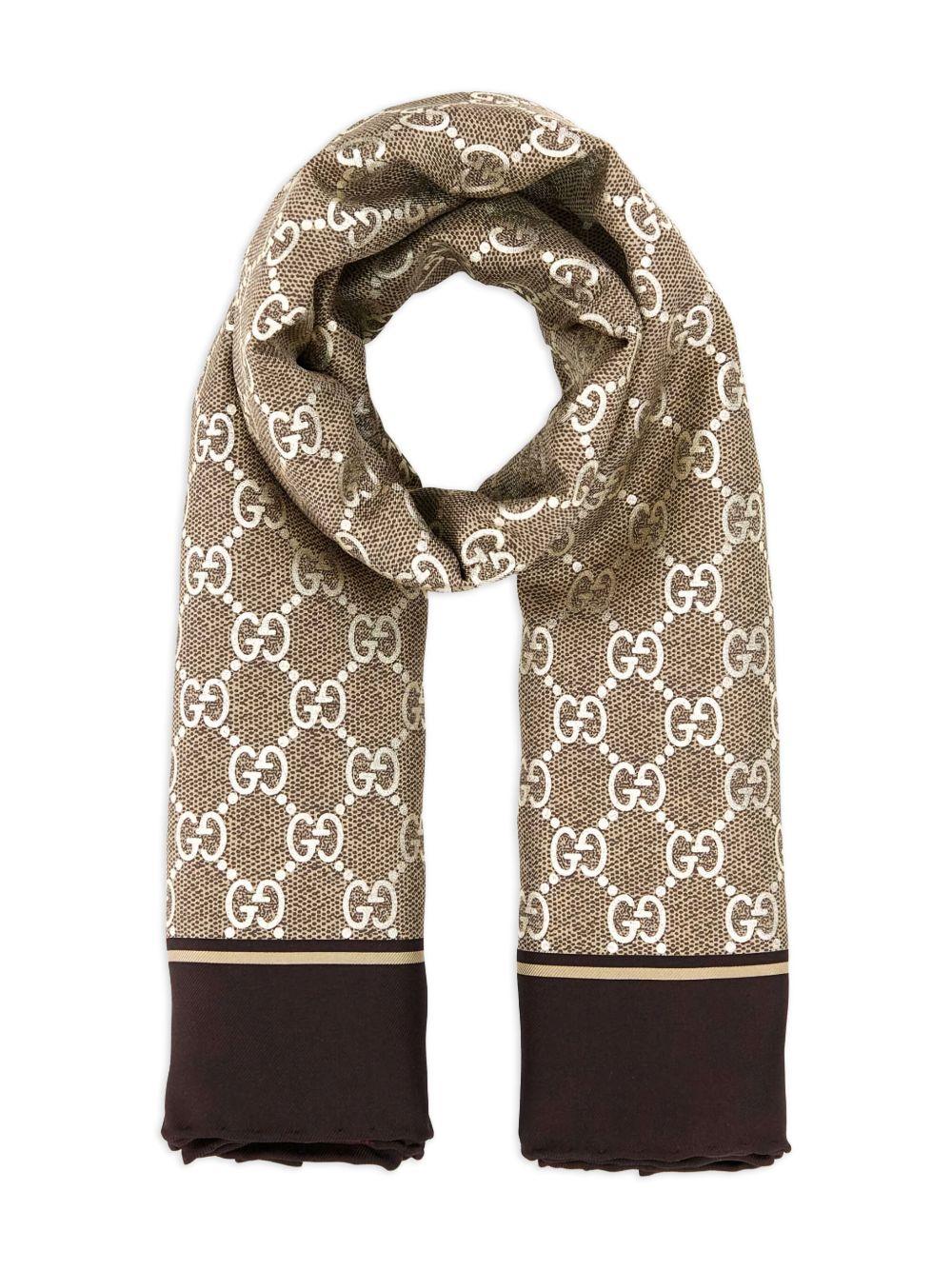 GG Supreme silk scarf 812251 3G0019865 GUCCI 