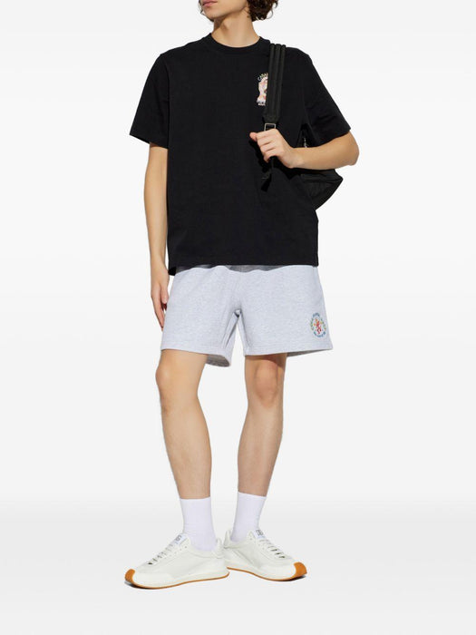 graphic-print crew-neck T-shirt M-SP26-JTS-001-17 THE ESSENTIAL EXPERIENCE LARC CASABLANCA 