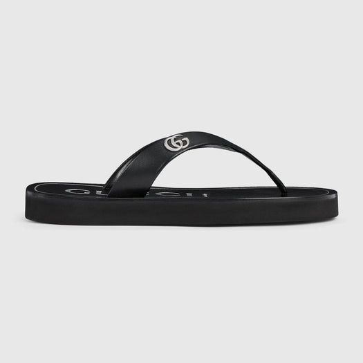 Women's thong sandal with Double G 854812 0R0001000 GUCCI 