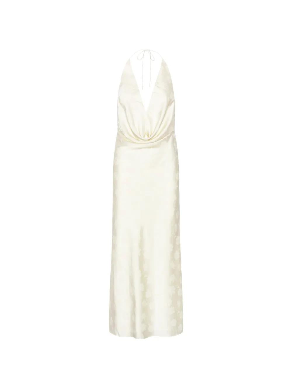 Satin flowers halterneck 116326857  ROTATE 