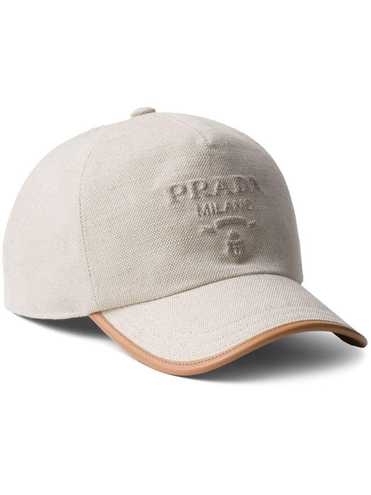 logo-embossed cotton cap 2HC179 ZPXF0018 PRADA 