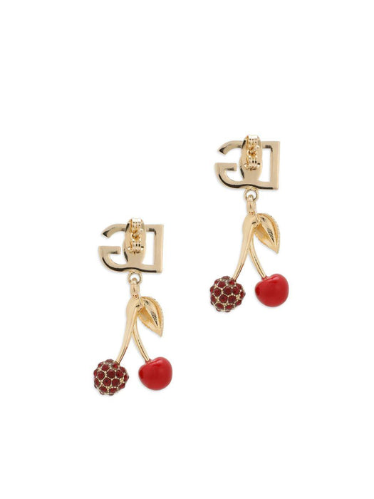 logo-lettering drop earrings WEP6C1 W1111ZOO00 DOLCE & GABBANA 