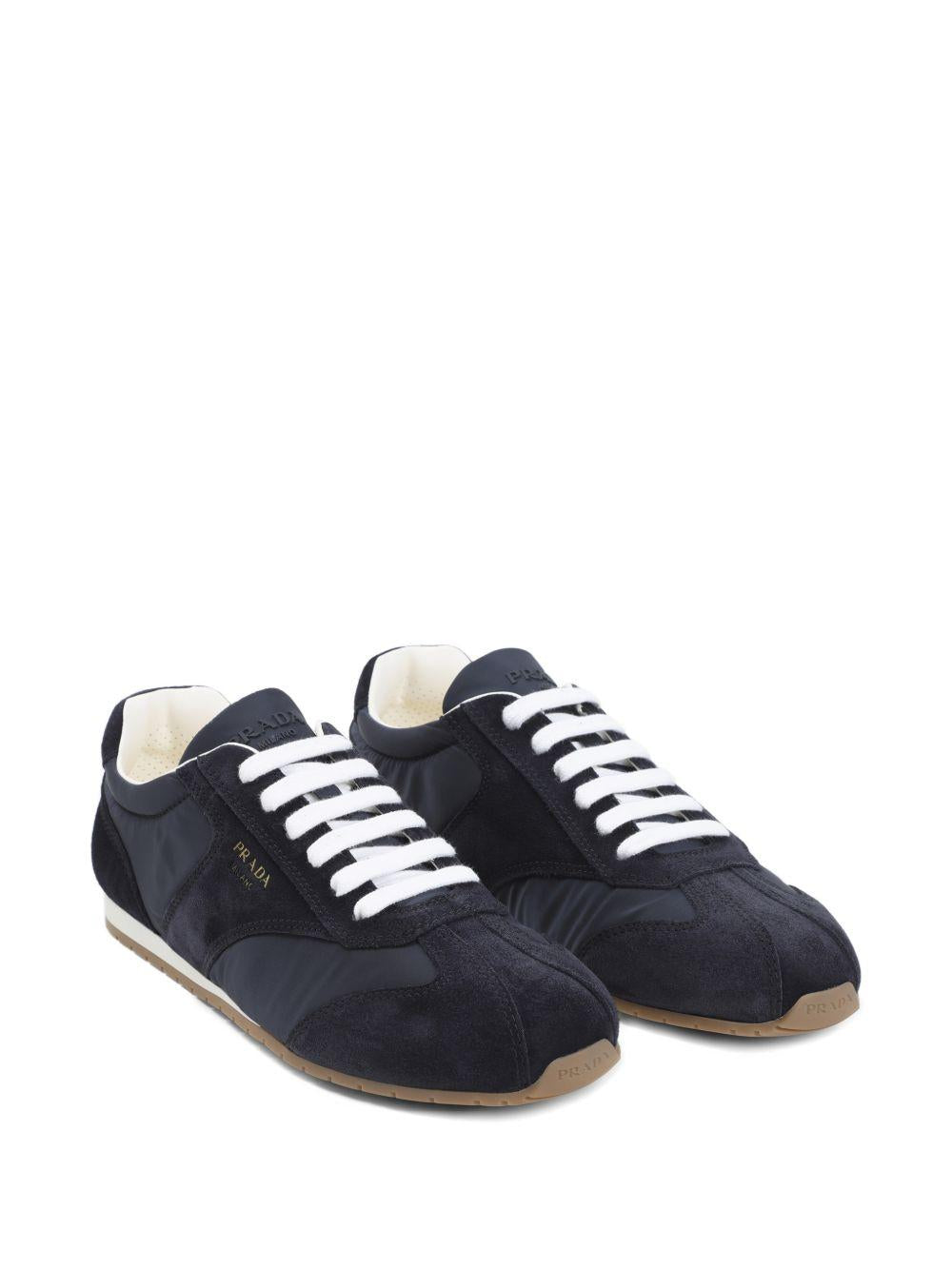suede-panelled sneakers 2EE465 F G000 D7RF0008 PRADA 