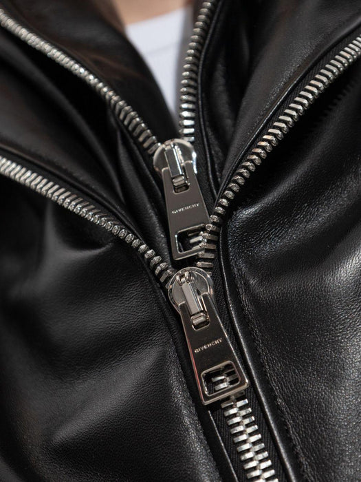 double-zip leather bomber jacket BW00SP61UJ 001 GIVENCHY 