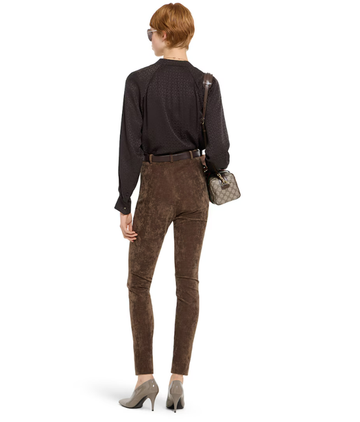 Horsebit silk jacquard shirt 855764 ZAUDP2206 GUCCI 