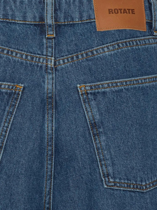 Draped barrel leg jeans 1164771603  ROTATE 