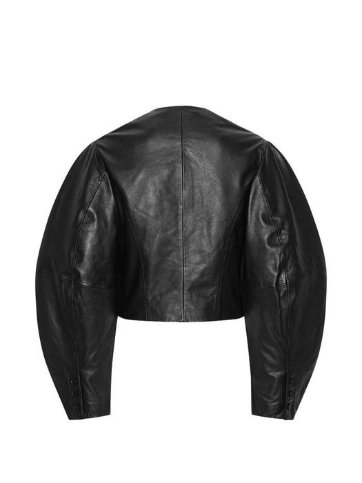 Button leather jacket 116172100  ROTATE 
