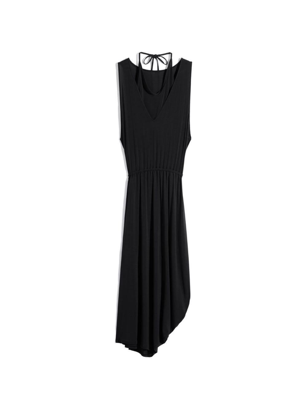 Double Layer Drape Dress DR1146 LJ1050BK980 LEMAIRE 