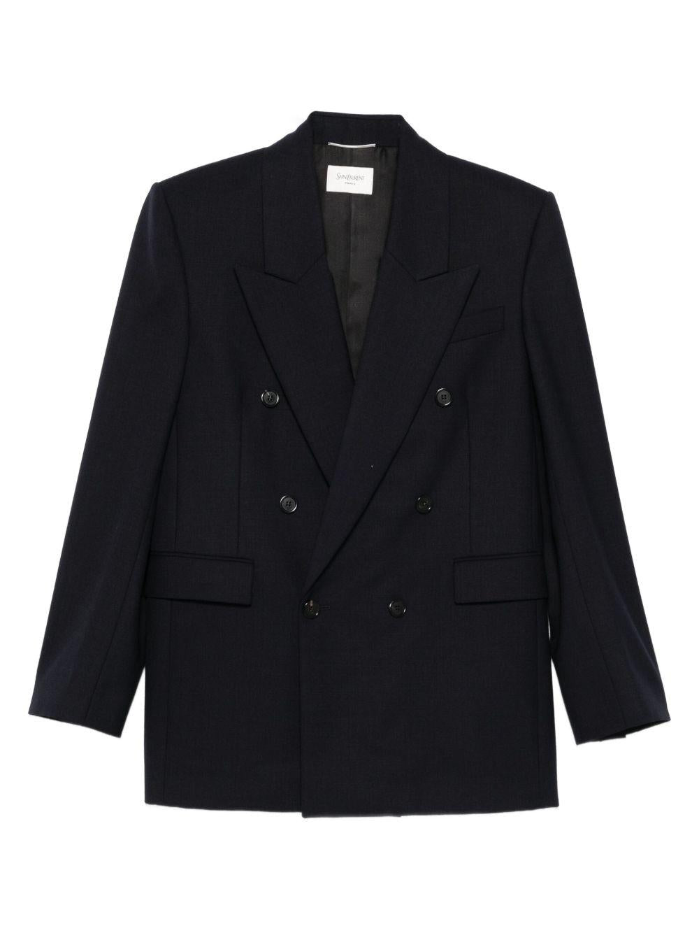 double-breasted wool blazer 835102 Y5K324140 SAINT LAURENT 