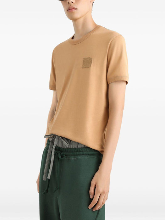 cotton T-shirt with patch G8PV1Z G7P3NM0887 DOLCE & GABBANA 
