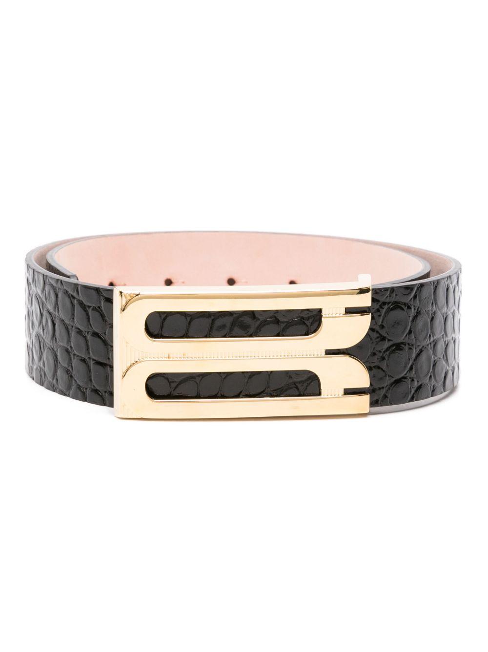 logo-plaque leather belt 1324ABL005785A 1 VICTORIA BECKHAM 
