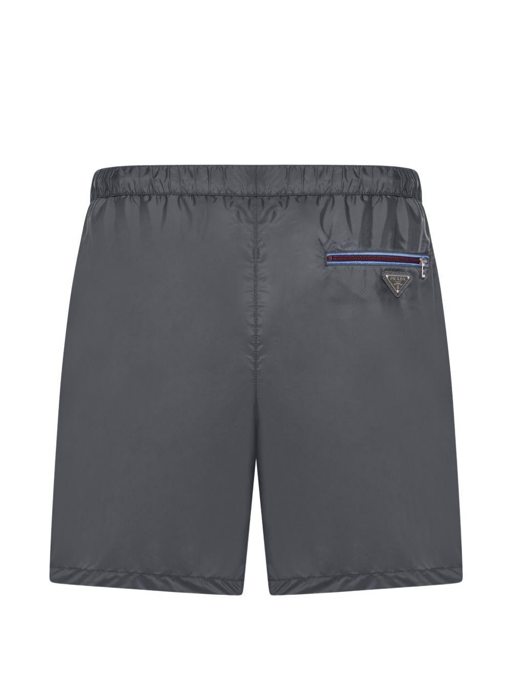 elasticated-waistband swim shorts UB381 S OOO 1WQ9F0V18 PRADA 
