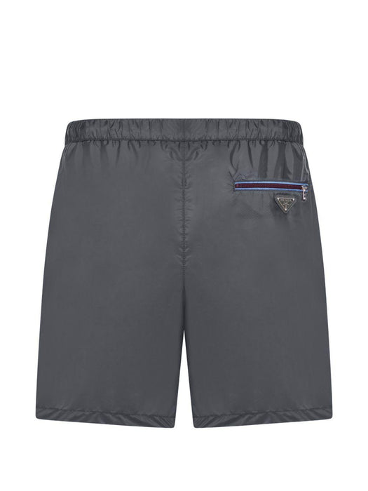 elasticated-waistband swim shorts UB381 S OOO 1WQ9F0V18 PRADA 