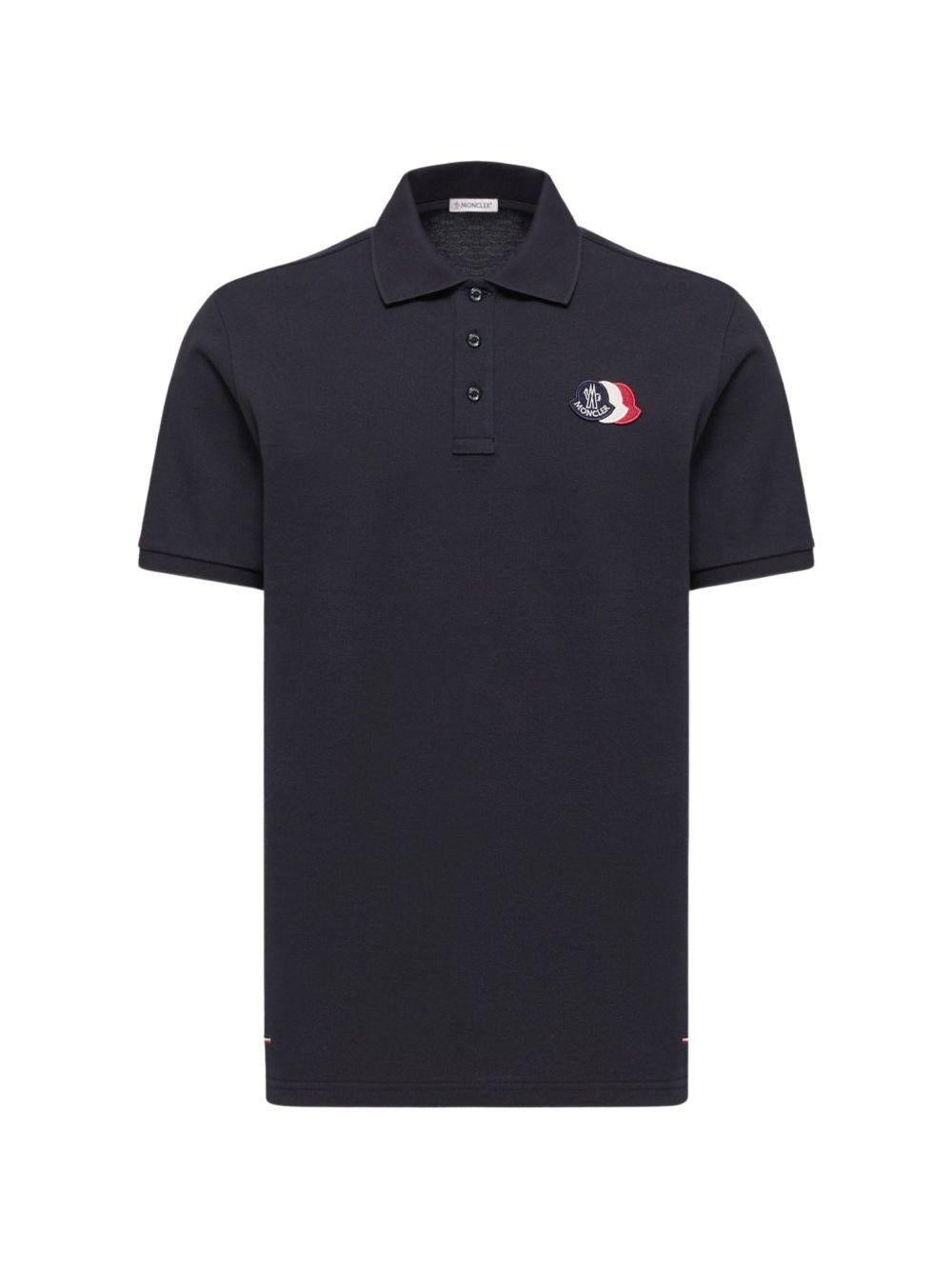 logo-patch polo shirt L10918A00030 89A1677X MONCLER 