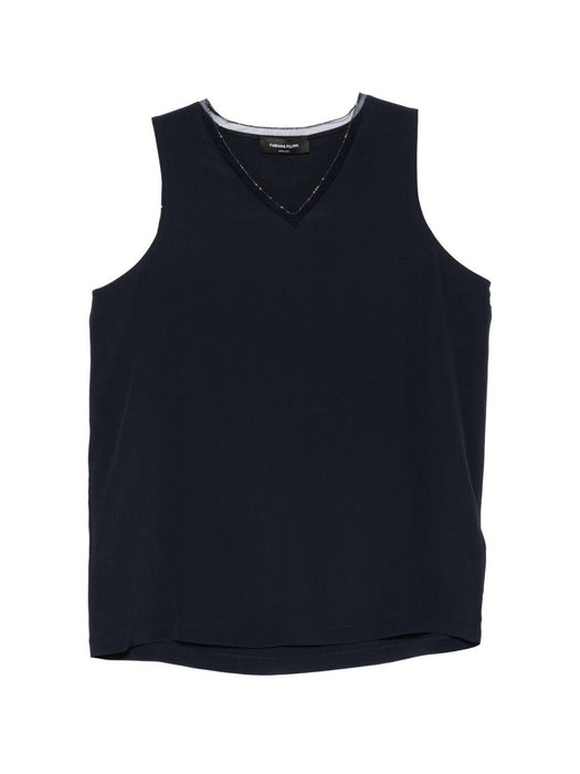 V-neck sleeveless top TPD266F295L775 5146 FABIANA FILIPPI 