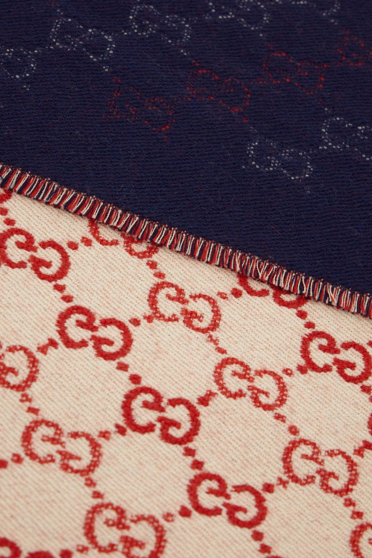 Gucci Embroidered wool scarf 850199 4G2004100 GUCCI 