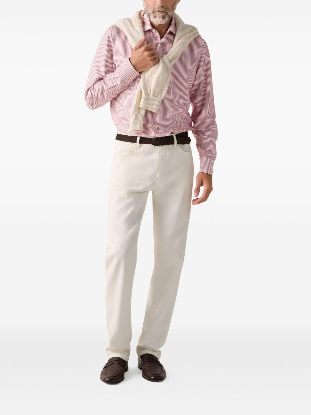 Striped silk shirt UHX15A3 SLF5R09 ZEGNA 