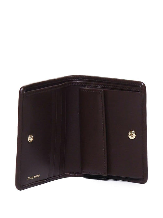 logo-lettering wallet 5MV204 2FPPF0NBL MIU MIU 