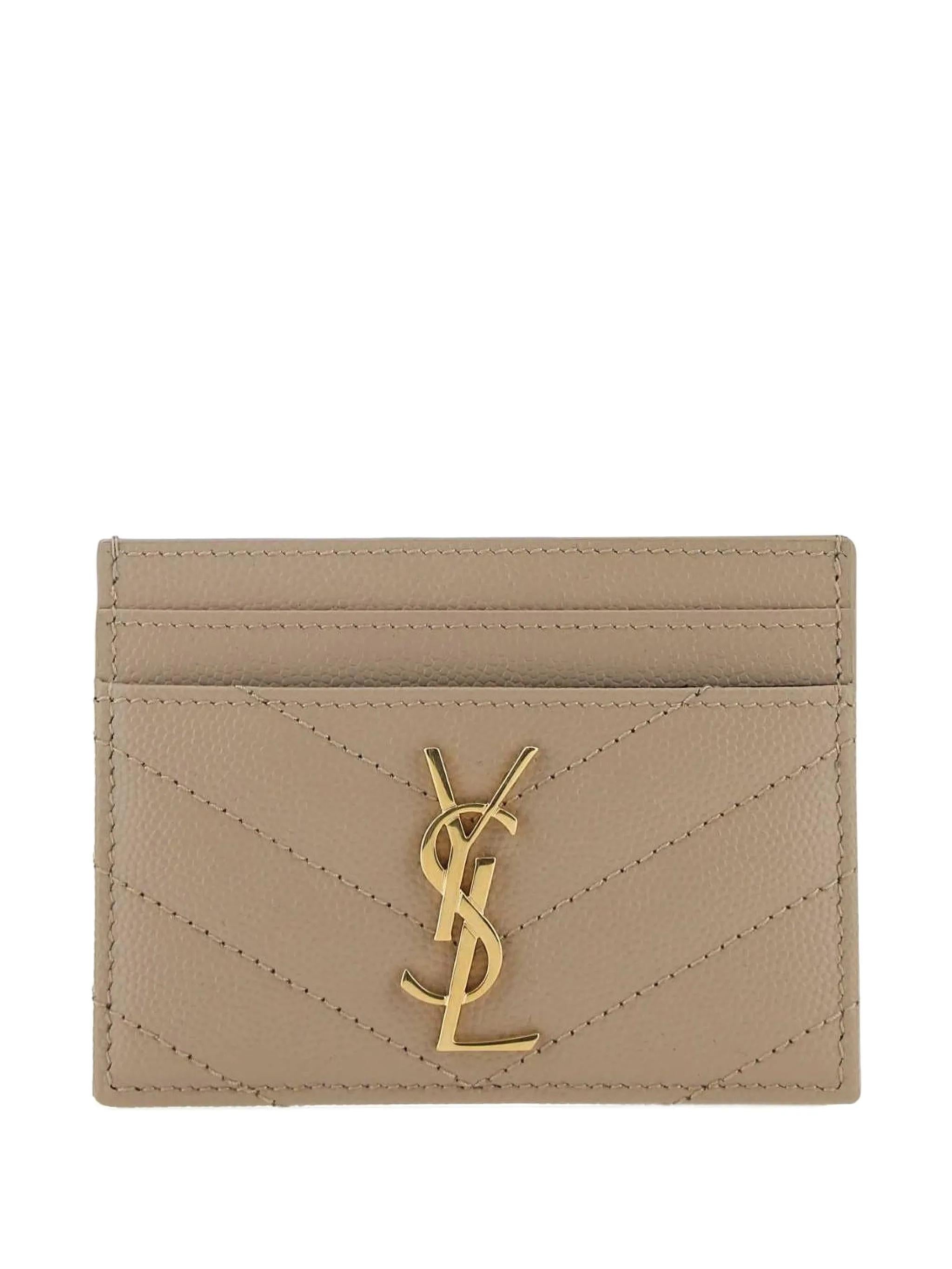 Cassandre Matelassé leather cardholder 423291 BOW012721 SAINT LAURENT 