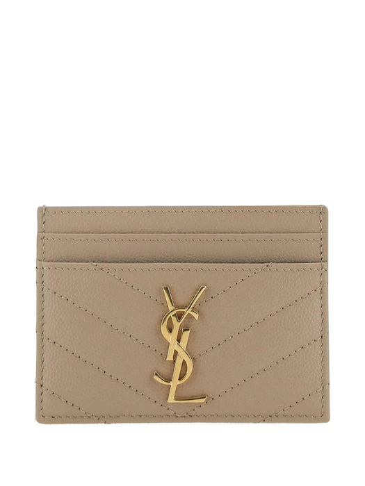 Cassandre Matelassé leather cardholder 423291 BOW012721 SAINT LAURENT 