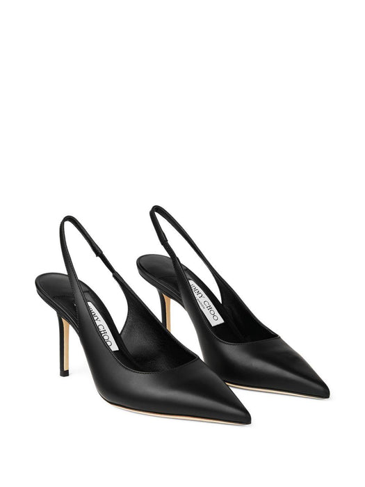 Love pointed slingback court pumps LOVE SB 85 CLF BLACK JIMMY CHOO 