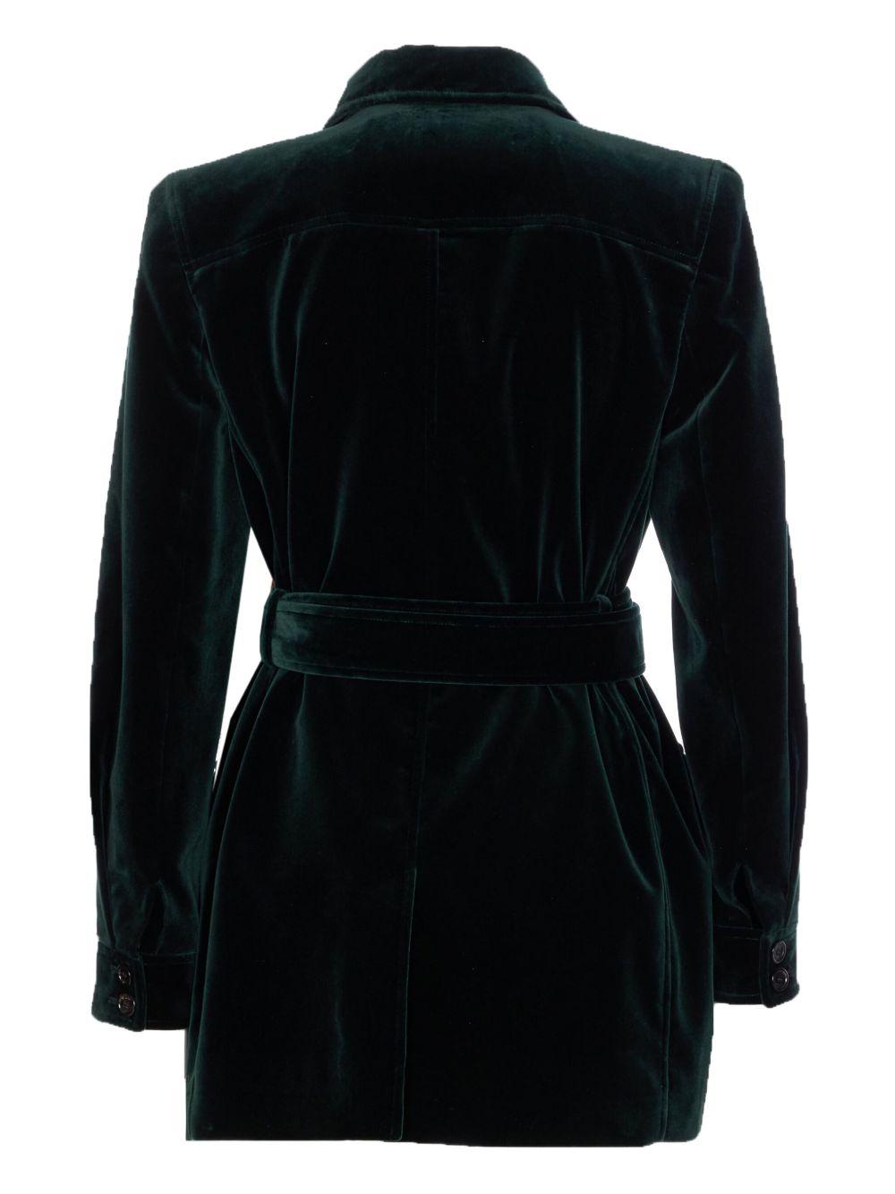 belted velvet jacket<BR/><BR/><BR/> 835170 Y580T3181 SAINT LAURENT 