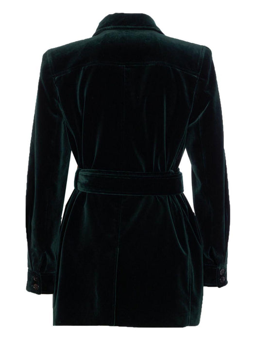 belted velvet jacket<BR/><BR/><BR/> 835170 Y580T3181 SAINT LAURENT 