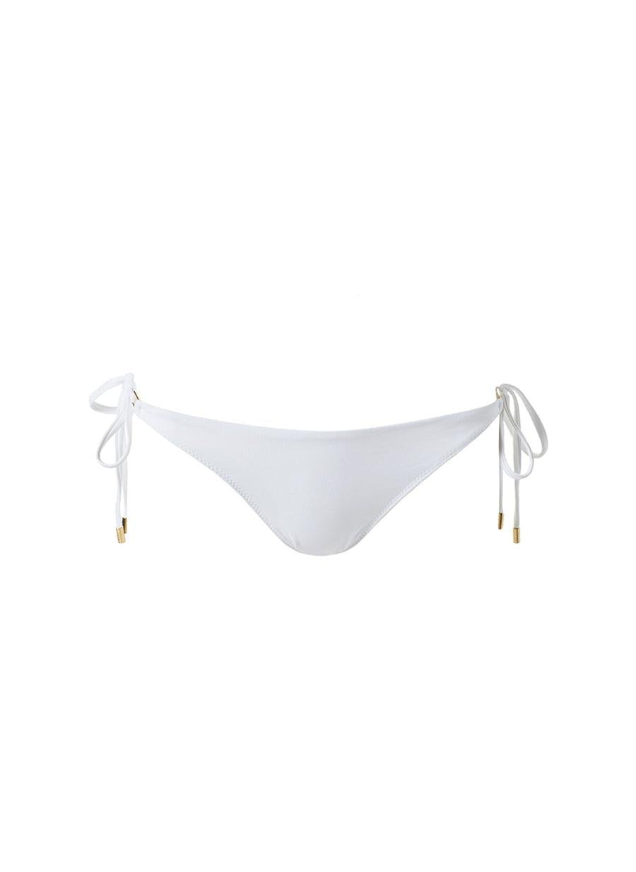 Cancun White Bikini Bottom CANCUN BTM CORE CR WHT MELISSA ODABASH 