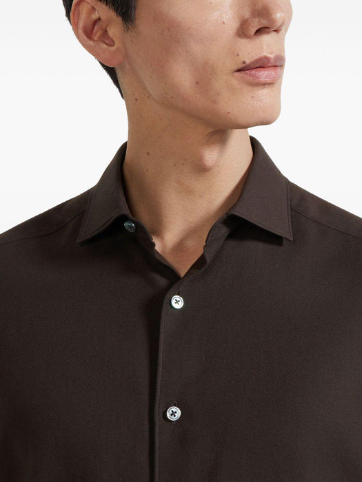 Cashco long-sleeve button-down shirt UGX44A2 SRF5943 ZEGNA 