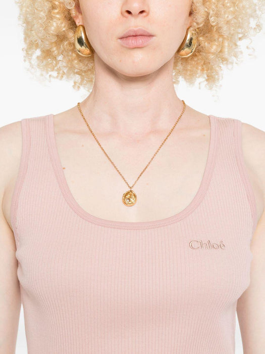embroidered-logo tank top 25AJH12180 6K2 CHLOÉ 