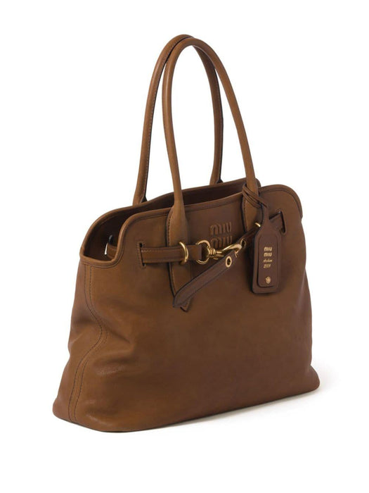 nappa-leather tote bag 5BG291 V OON 2BBLF0316 MIU MIU 