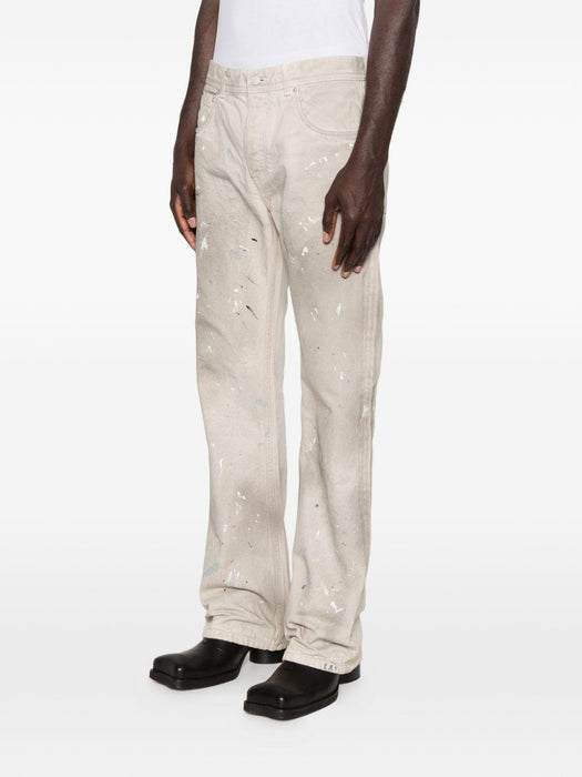 FLARE JEANS 05-0443 PAINT WHITE ENFANTS RICHES DÉPRIMÉS 
