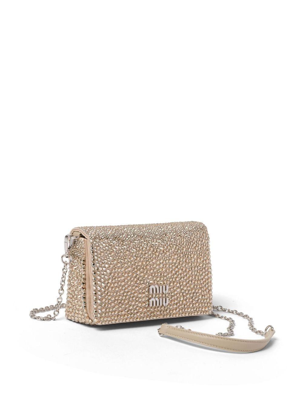 mini crystal-embellished shoulder bag 5BP086 V OOO 2D5HF0036 MIU MIU 