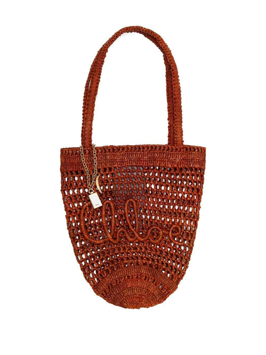 crochet-detail tote bag 25AS903P08 26M CHLOÉ 