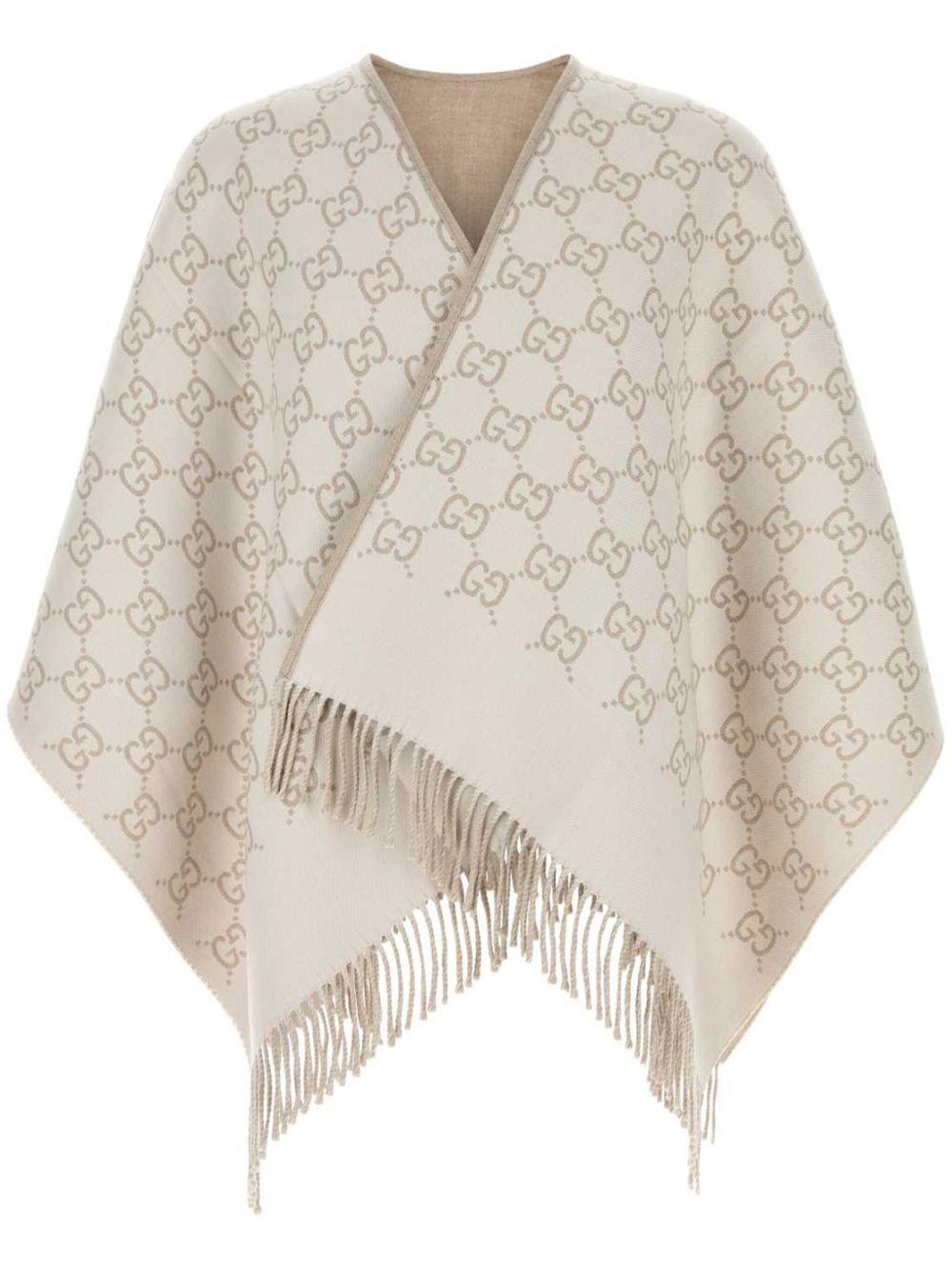 embroidered wool cape 817831 3G2009165 GUCCI 