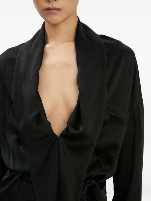 wrap-design mini dress<BR/><BR/> 1425WDR007032A 1 VICTORIA BECKHAM 