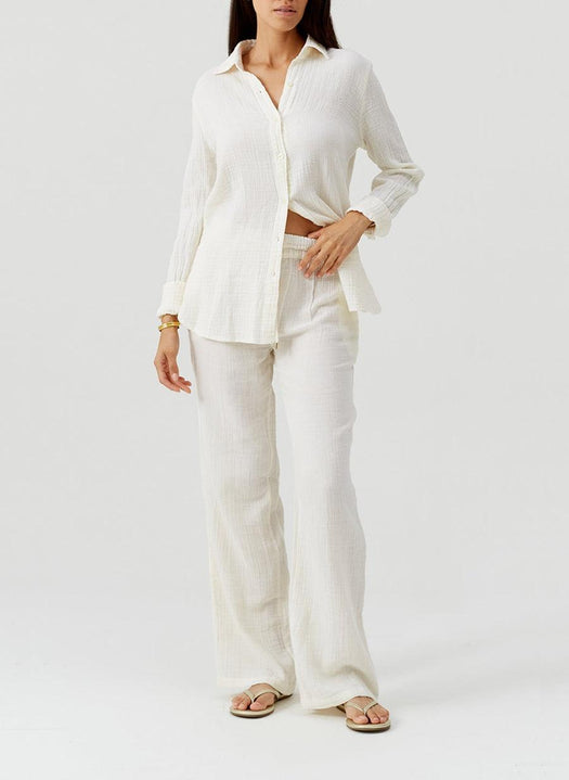 Leona Ivory Shirt LEONA CR IVY MELISSA ODABASH 