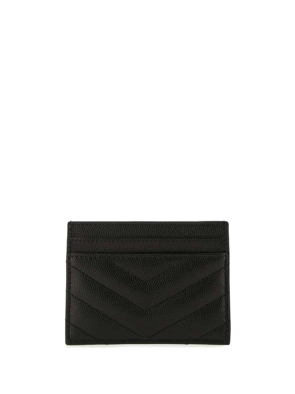 Monogram quilted card holder 423291 BOW011000 SAINT LAURENT 