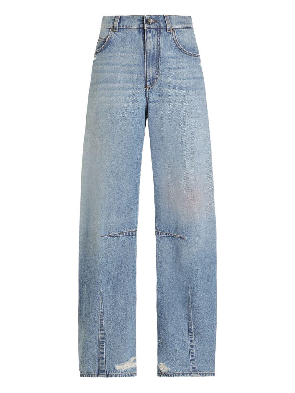 panel distressed jeans FTDG9D G8OG6S9001 DOLCE & GABBANA 
