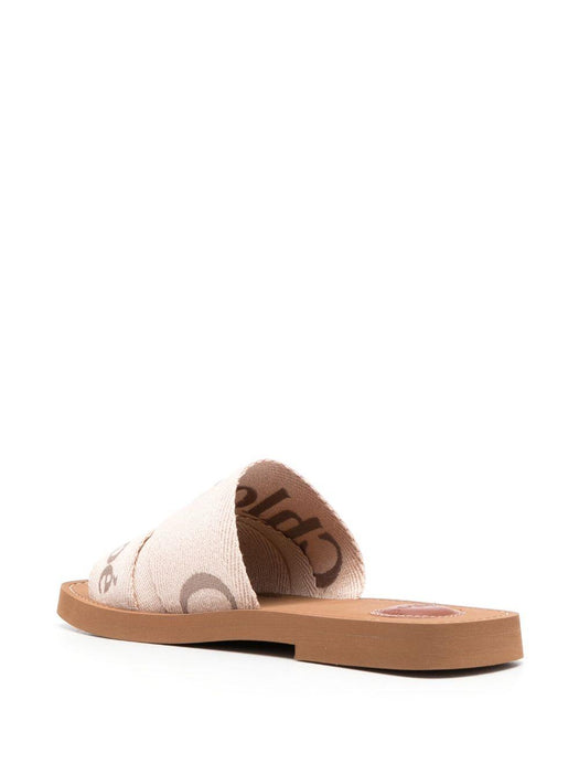 logo-embroidered slip-on sandals C23U188EF 26Y CHLOÉ 