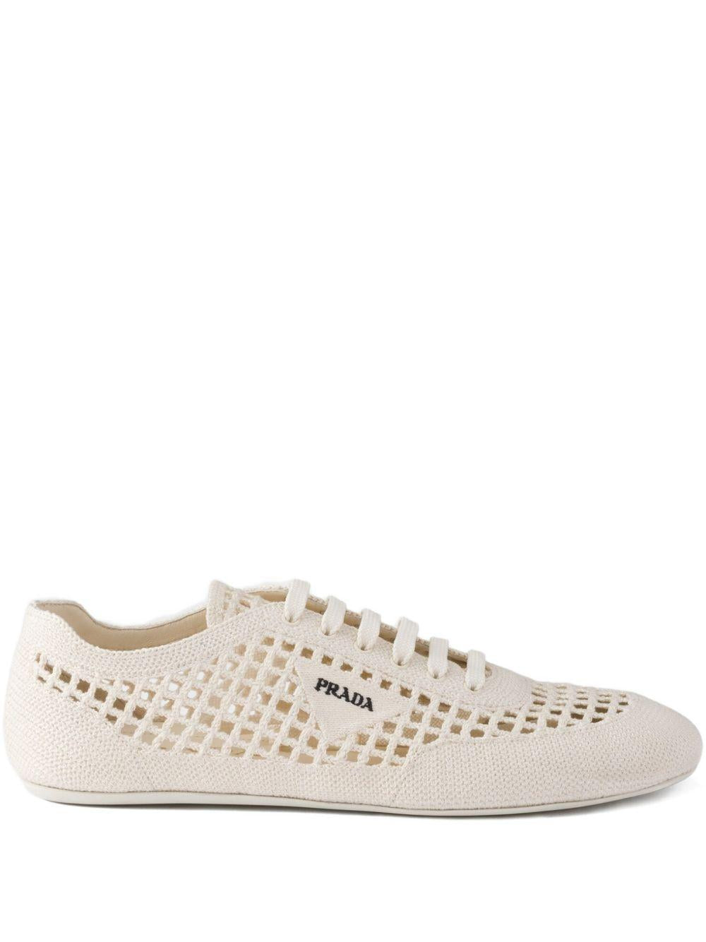 round-toe lace-up sneakers 1E360O F 005 2F46F0304 PRADA 