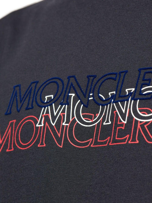 logo-printed cotton T-shirt K20918C00055 89AZ9778 MONCLER 