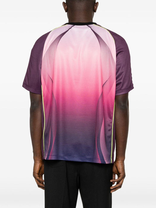 Aubergine gradient short-sleeve T-shirt M-SS26-JTP-353-01 AUBERGINE GRADIENT CASABLANCA 