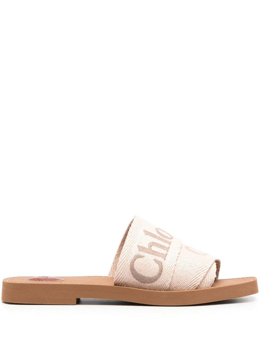 logo-embroidered slip-on sandals C23U188EF 26Y CHLOÉ 